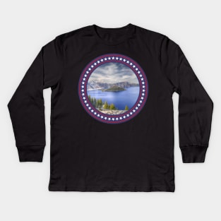 Crater Lake Kids Long Sleeve T-Shirt